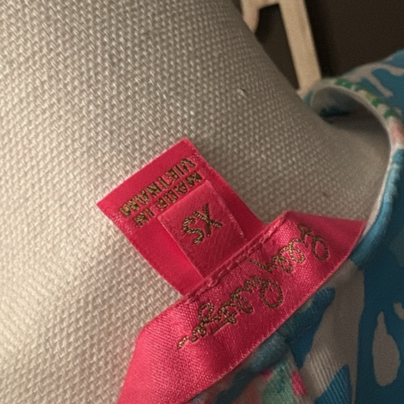 Lilly Pulitzer - NWOT Harper Shift Dress Multi Coral Bay - sz xs - Picture 4 of 4